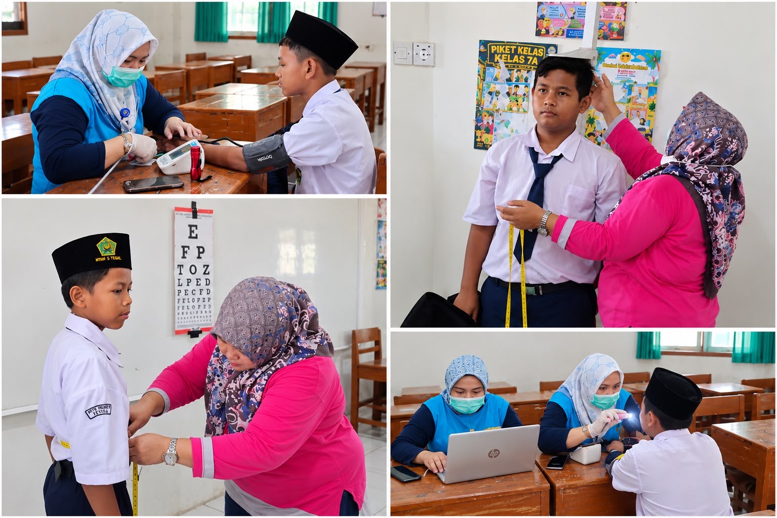 CKG Hadir di MTsN 5 Tegal, Ajak Siswa Lebih Peduli Kesehatan Sejak Dini